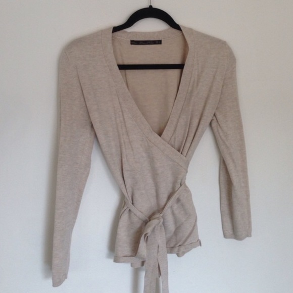 knit wrap sweater